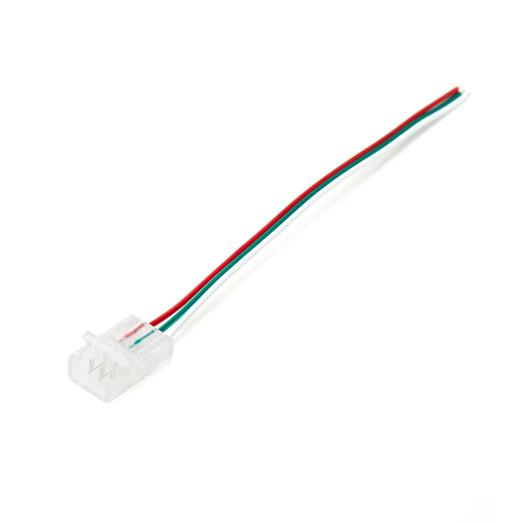 G.W.S LED Wholesale Strip Connectors 10mm / 5 3 Pin 1 End Wire Connector For Pixel LED Strip Lights