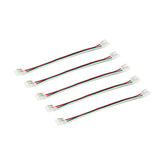 G.W.S LED Wholesale Strip Connectors 10mm / 5 3 Pin 2 End Wire Connector For Pixel LED COB Strip Lights