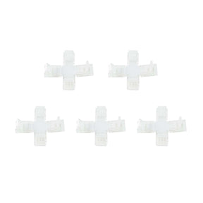 G.W.S LED Wholesale Strip Connectors 10mm / 5 3 Pin X Shape Connector For Pixel LED Strip Lights