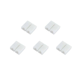 G.W.S LED Wholesale Strip Connectors 10mm / 5 4 Pin Straight Connector For 5050 LED RGB Strip Lights