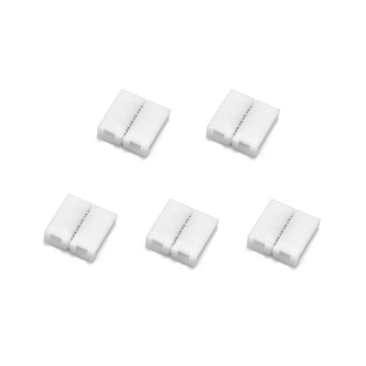 G.W.S LED Wholesale Strip Connectors 12mm / 5 5 Pin Straight Connector For 5050 LED RGBW/RGBWW Strip Lights