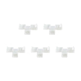 G.W.S LED Wholesale Strip Connectors 12mm / 5 6 Pin T Shape Connector For RGBCCT LED Strip Lights