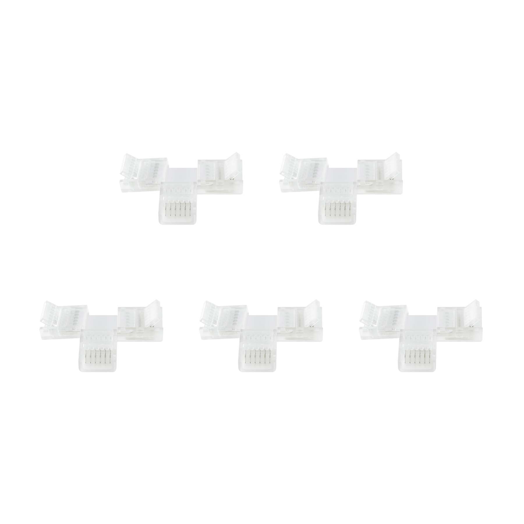 G.W.S LED Wholesale Strip Connectors 12mm / 5 6 Pin T Shape Connector For RGBCCT LED Strip Lights