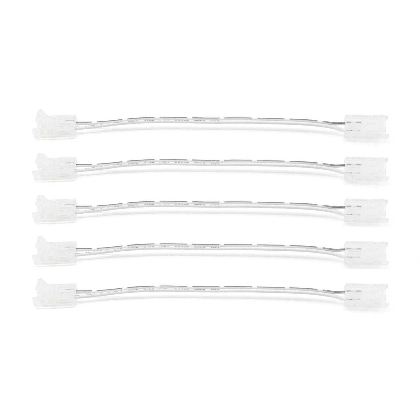 2 Pin 2 End Solderless Wire Connector For Single Colour LED Strip Ligh