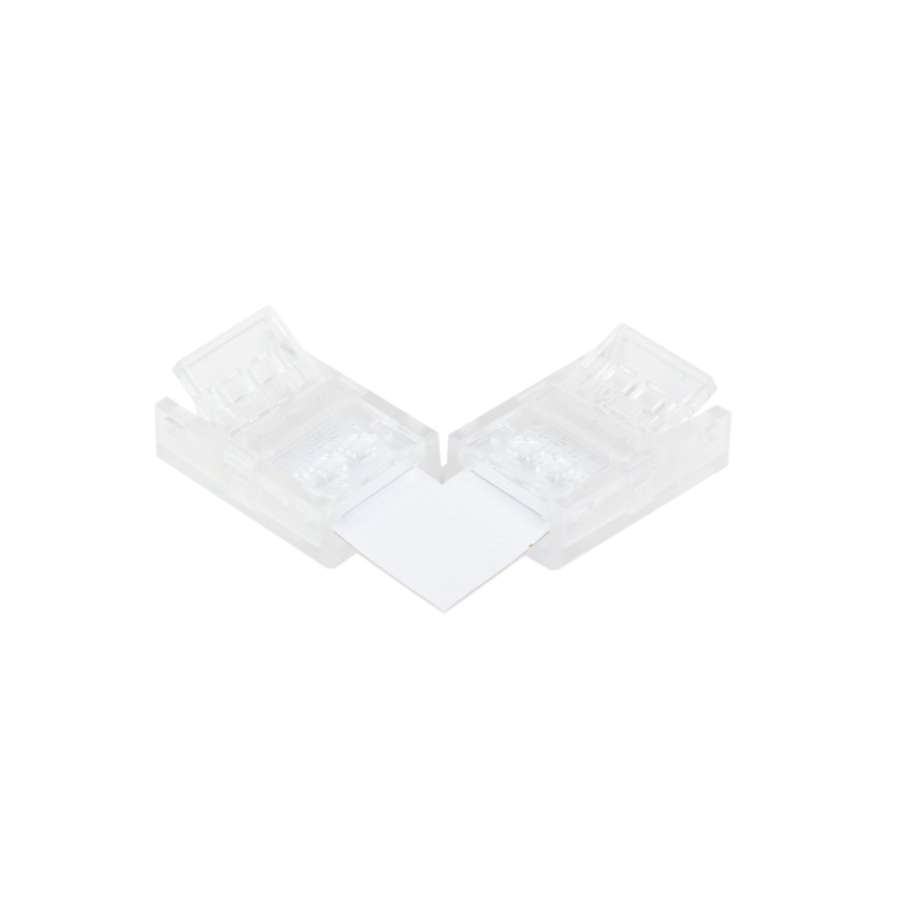 G.W.S LED Wholesale Strip Connectors 5 L Shape Connector For Single Colour LED COB Strip Lights