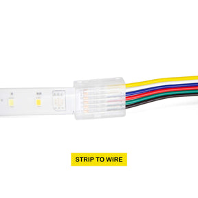 G.W.S LED Wholesale Strip Connectors 6 Pin Straight Connector For RGBCCT LED Strip Lights