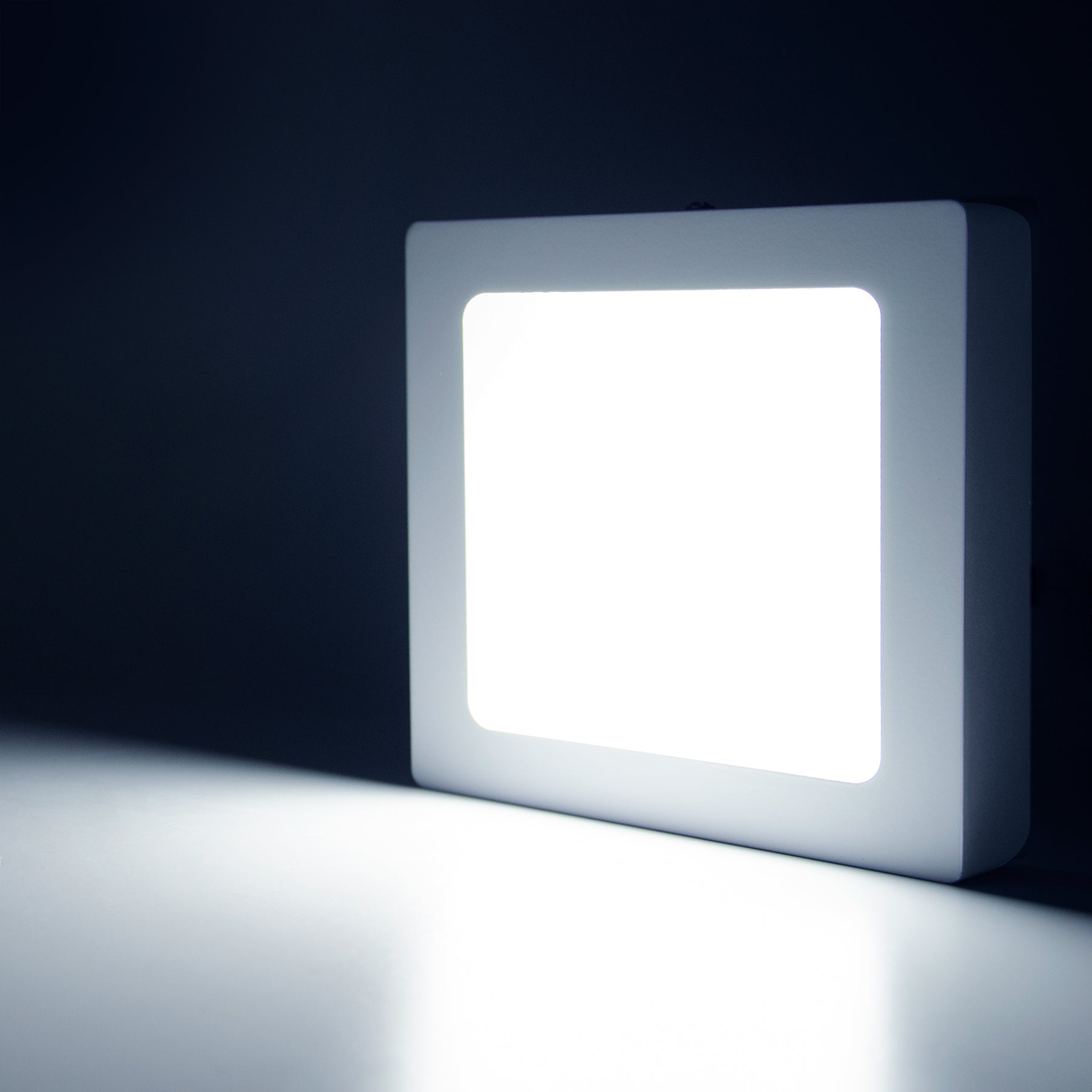 G.W.S LED Wholesale Surface Mounted LED Panel Lights 6W / Day White (6000K) / No Surface Mounted Square LED Panel Light