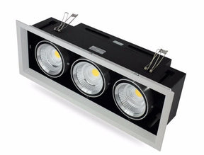 G.W.S LED Wholesale Triple Commercial LED COB Downlight