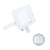 G.W.S LED Wholesale Ltd. Infinity LED Floodlight 20W / Tricolour (3000K+4000K+6000K) / Dusk Till Dawn Infinity White Casing Tri-Colour LED Flood Light With Dusk Till Dawn Sensor